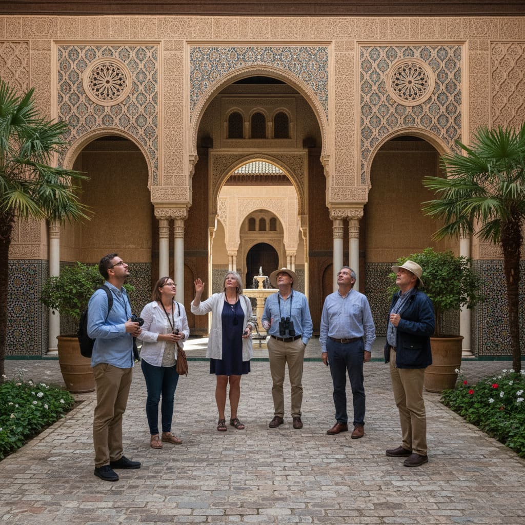 Private small group viewing palace architecture